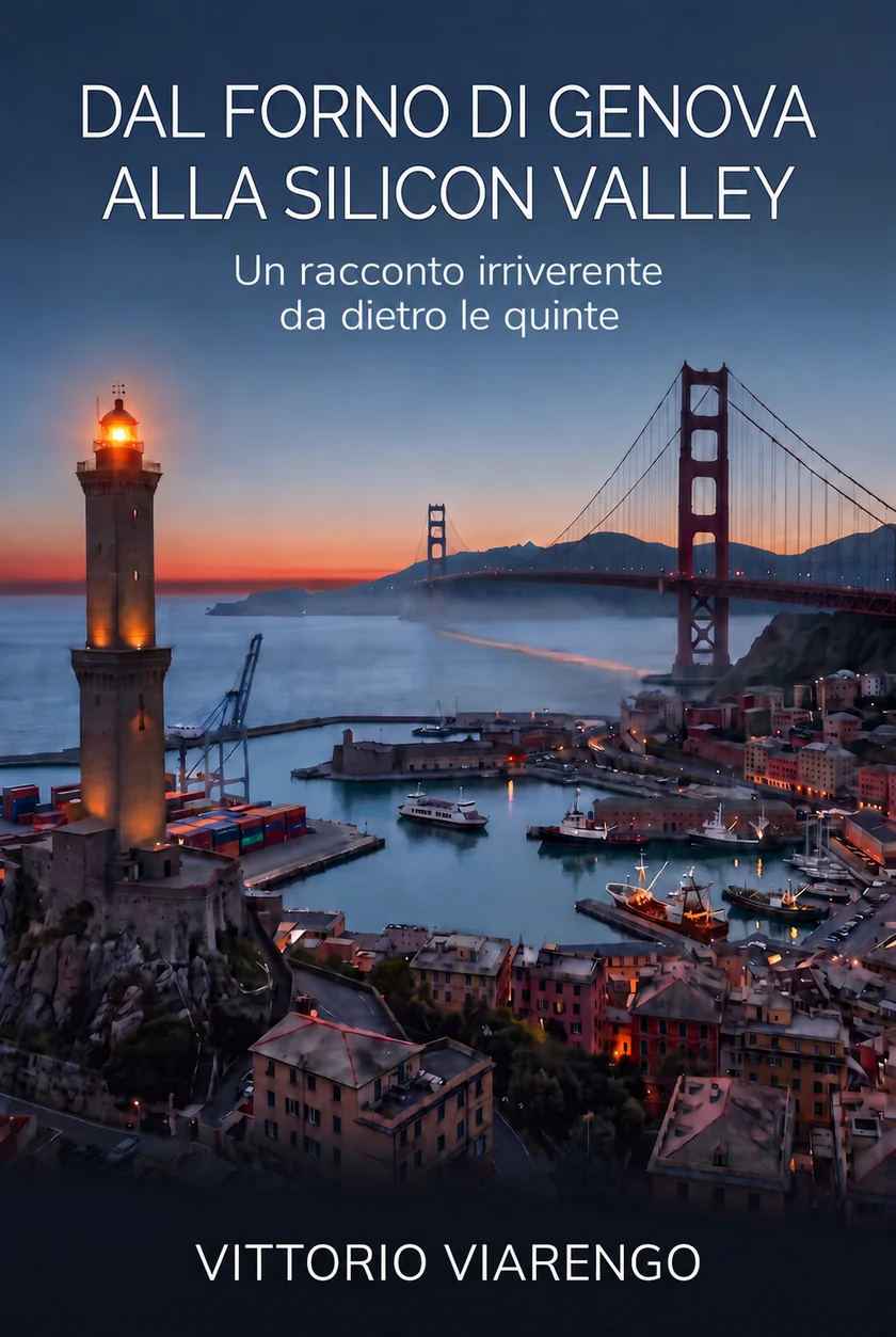 Copertina di Dal forno di Genova alla Silicon Valley - un memoir di Vittorio Viarengo